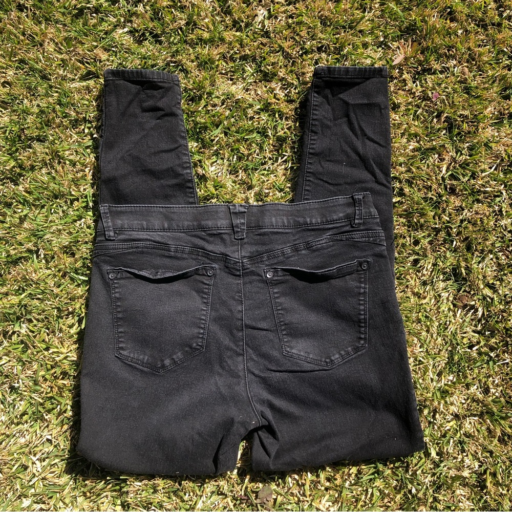 Wit & Wisdom Nordstrom Size 12 Black Skinny Jeans - Picture 5 of 7